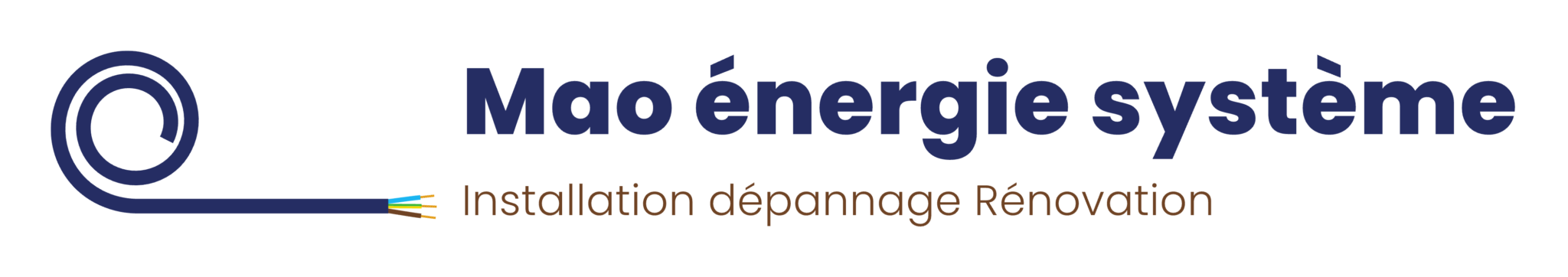 Logo de Mao énergie système, société de travaux en Dépannage électrique