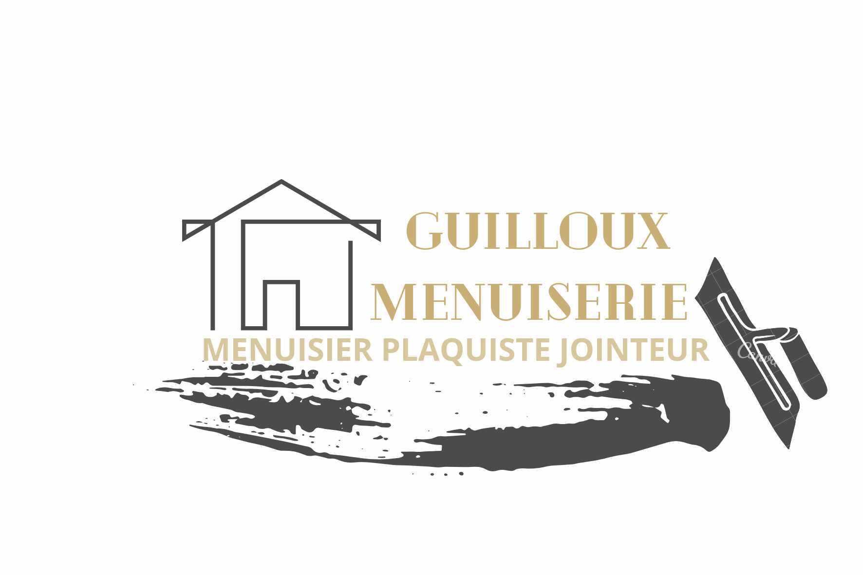 Logo de Guilloux Menuiserie, société de travaux en Construction, murs, cloisons, plafonds en plaques de plâtre