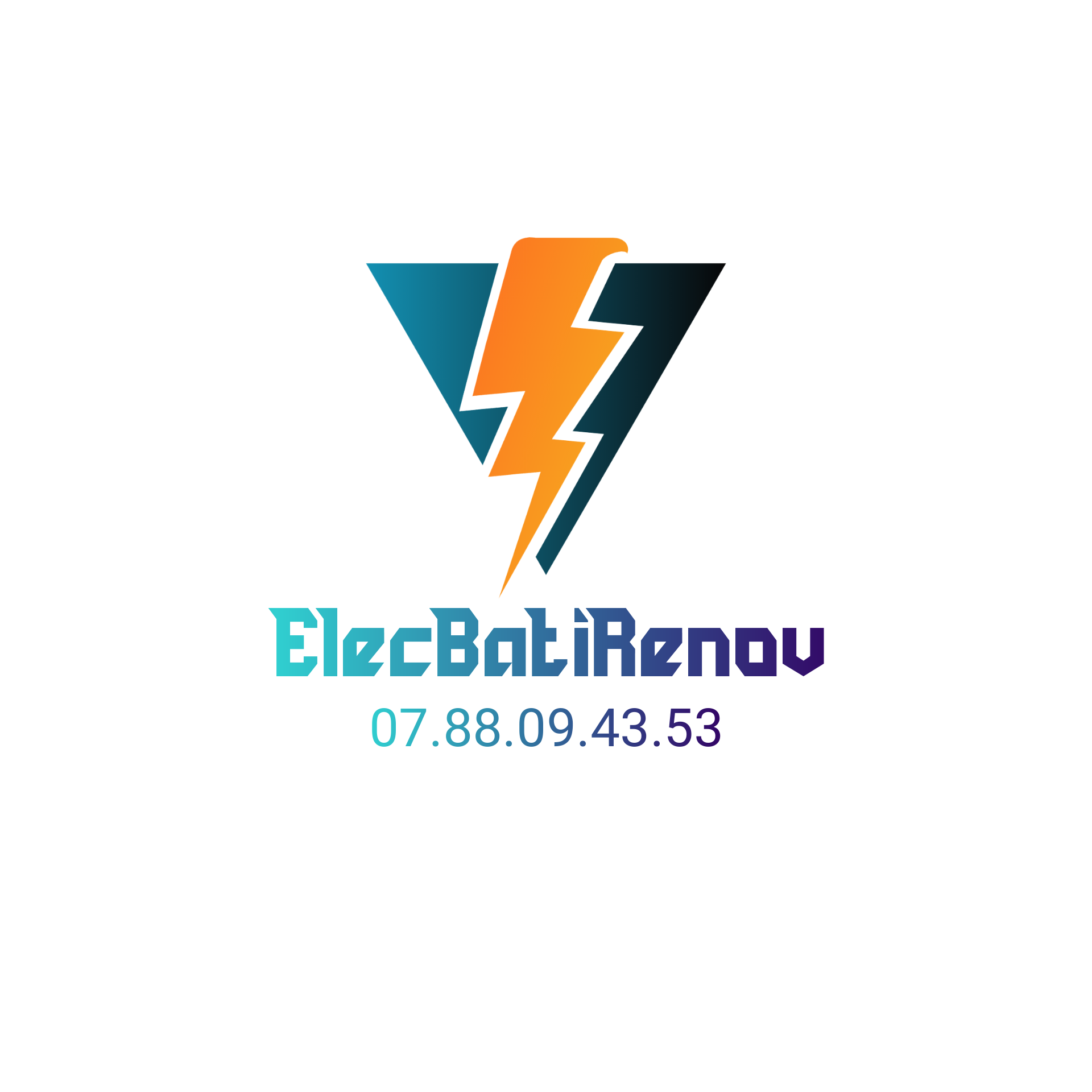 Logo de Elecbatirenov, société de travaux en Installation électrique : rénovation complète ou partielle