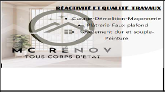 Logo de MC Renov, société de travaux en Rénovation complète d'appartements, pavillons, bureaux