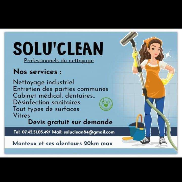 Logo de Solu'clean, société de travaux en Nettoyage de copropriété