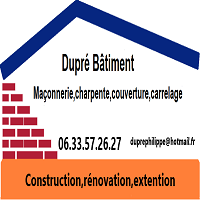 Logo de Dupré Philippe, société de travaux en Maçonnerie : construction de murs, cloisons, murage de porte
