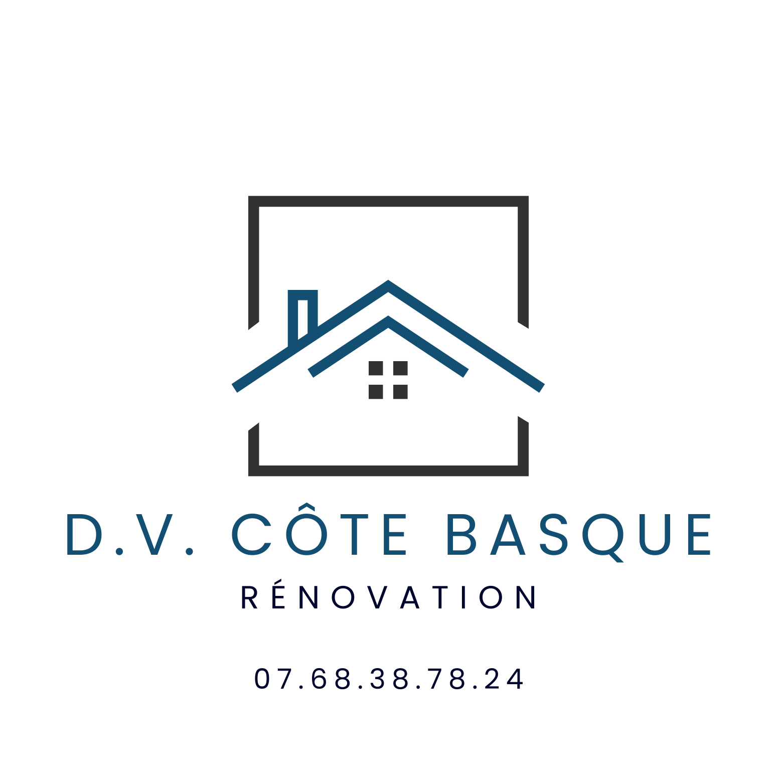 Logo de D.V.Côte basque Rénovation, société de travaux en bâtiment