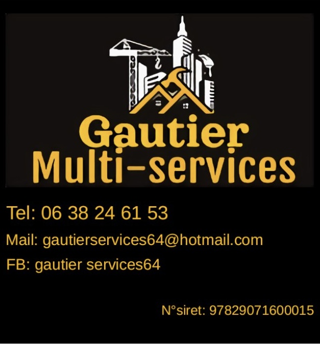Logo de Gautier multiservices, société de travaux en Peinture : mur, sol, plafond