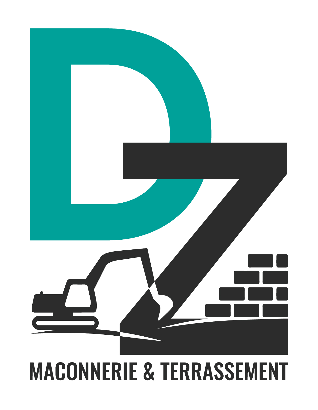 Logo de Dz Maçonnerie & Terrassement, société de travaux en Extension de maison