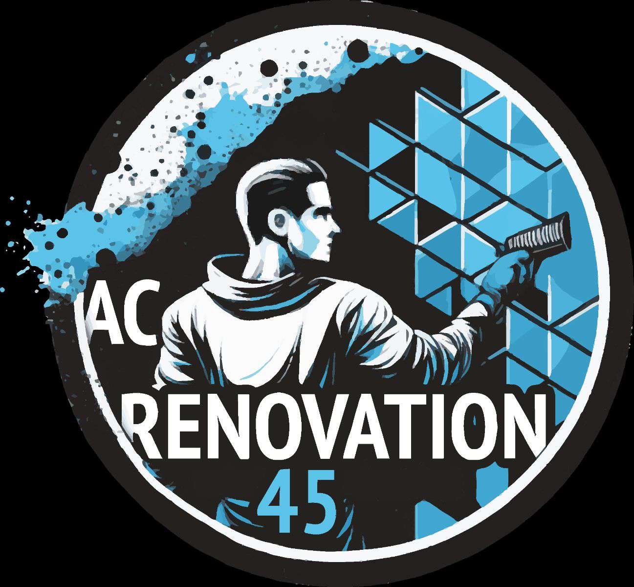 Logo de Acrenovation45, société de travaux en Fourniture et pose de carrelage