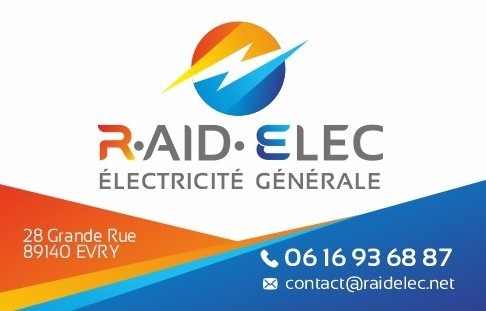 Logo de R.aid.elec., société de travaux en Installation VMC (Ventilation Mécanique Contrôlée)