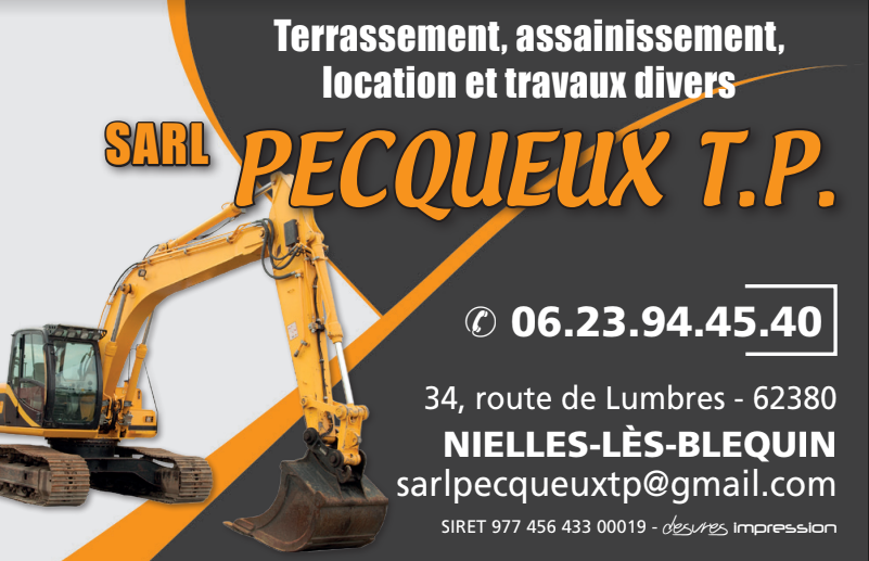 Logo de SARL Pecqueux TP, société de travaux en Installation fosse septique