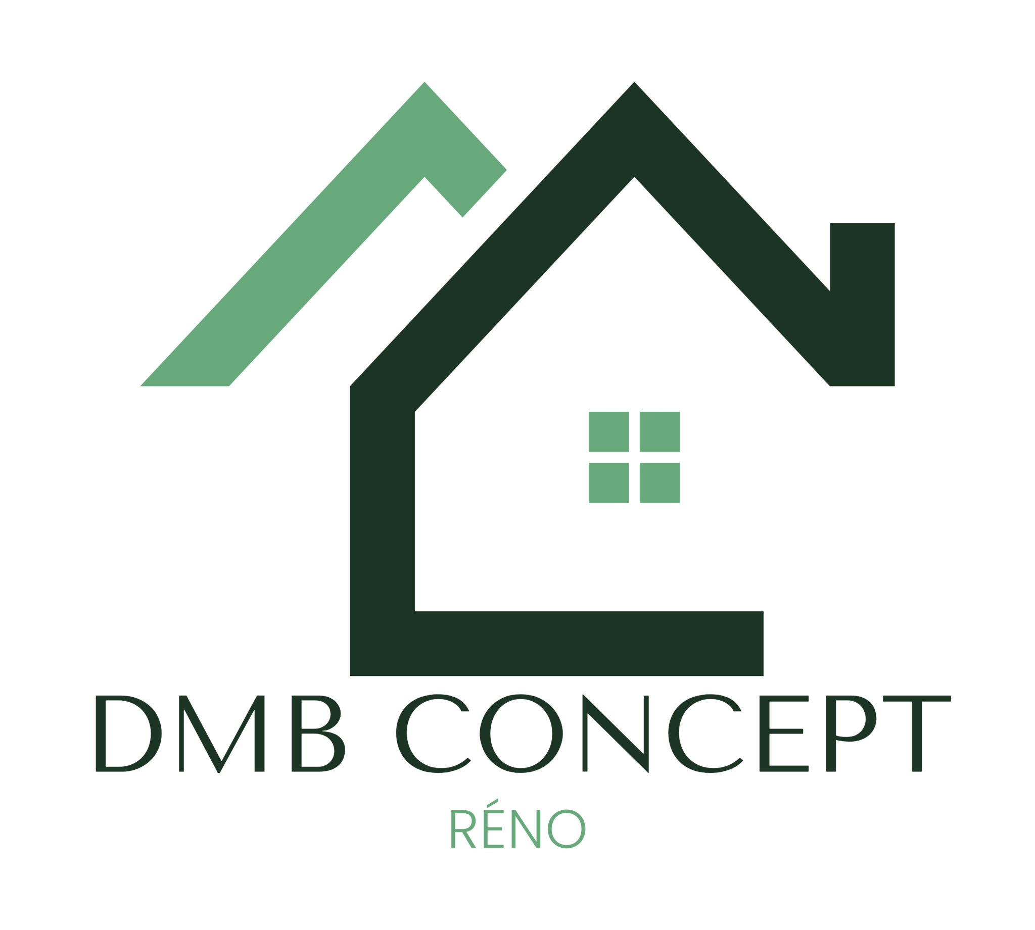 Logo de DMB CONCEPT RENO, société de travaux en Fourniture et installation de lavabos, baignoires, douches, WC...