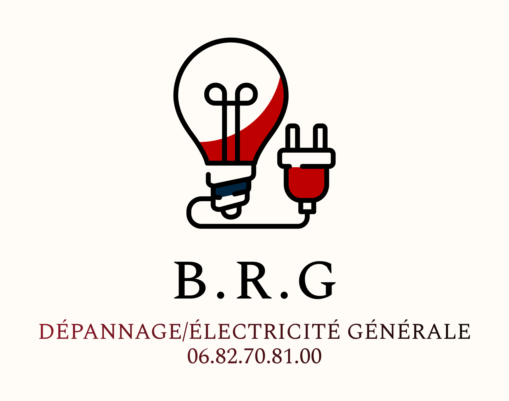 Logo de B.r.g électricité, société de travaux en Installation électrique : rénovation complète ou partielle