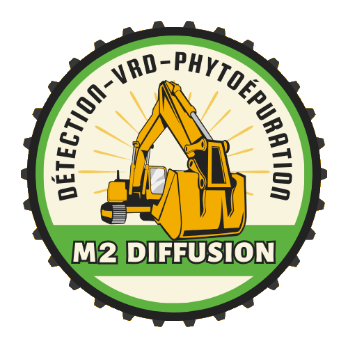 Logo de M2 Diffusion, société de travaux en Assainissement - Fosses septiques - forage