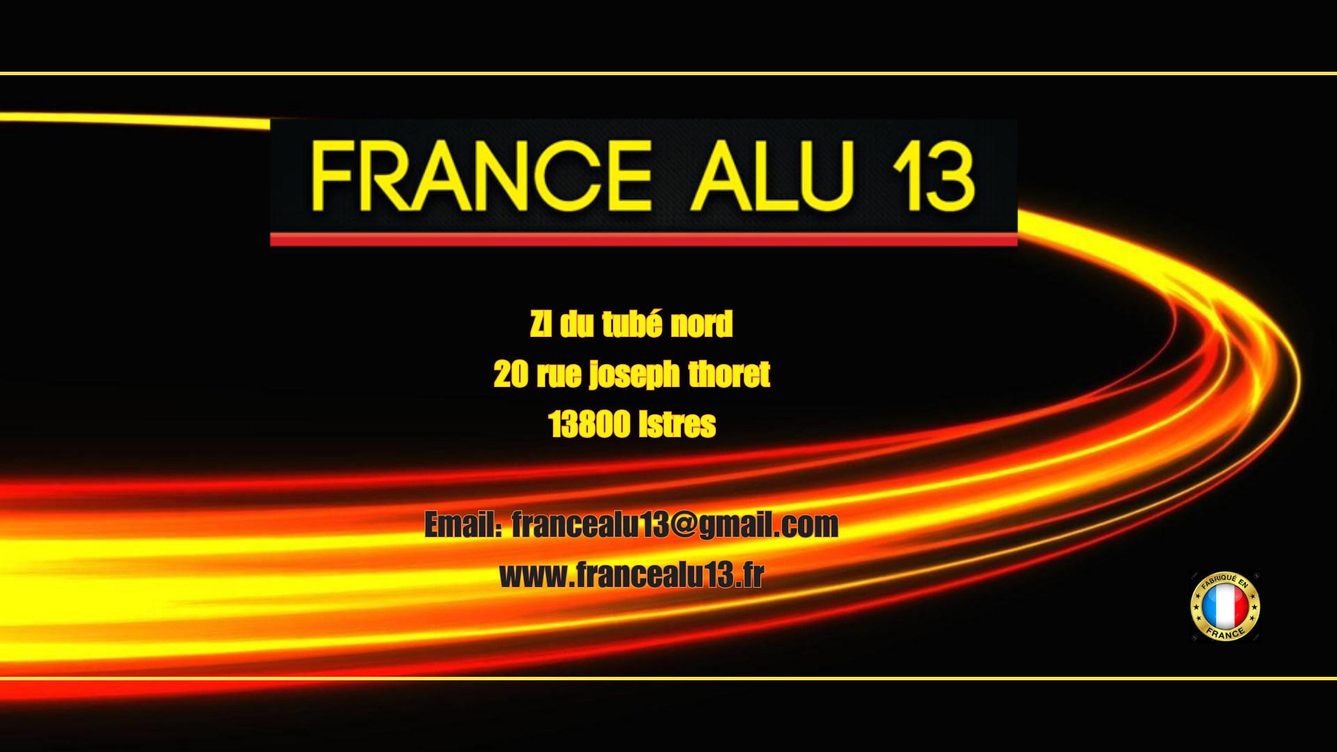 Logo de France Alu 13, société de travaux en bâtiment