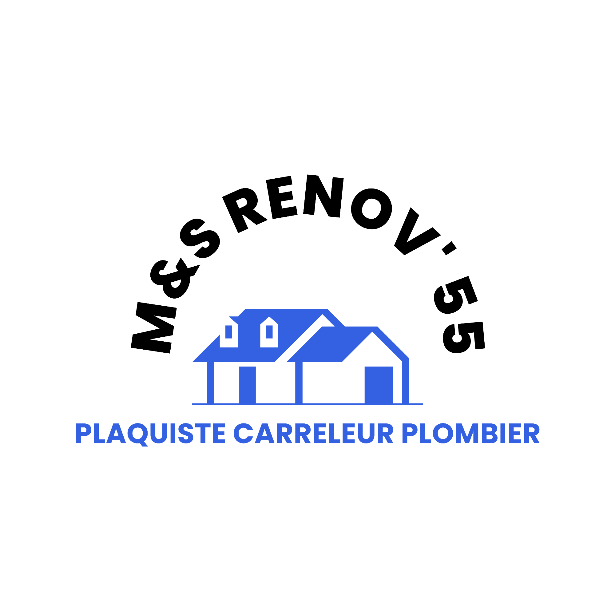 Logo de M&S RENOV' 55, société de travaux en Construction, murs, cloisons, plafonds en plaques de plâtre