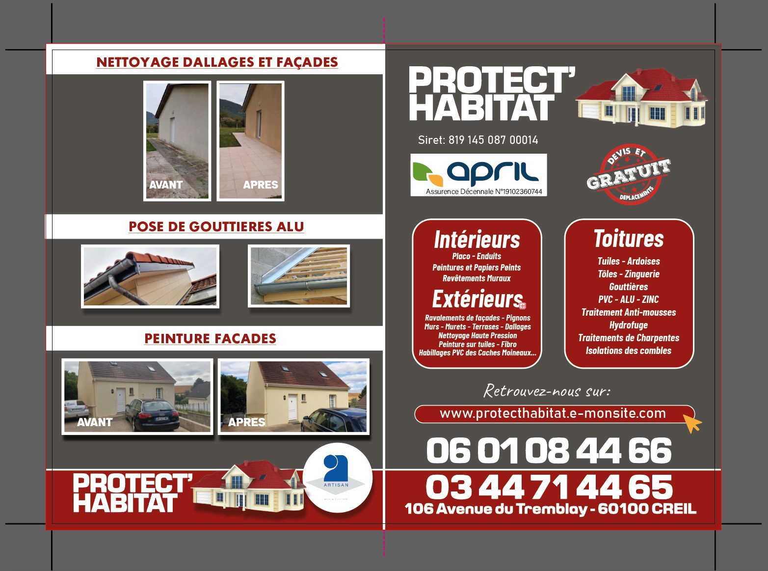 Logo de Protect habitat, société de travaux en Rénovation ou changement de votre couverture de toit