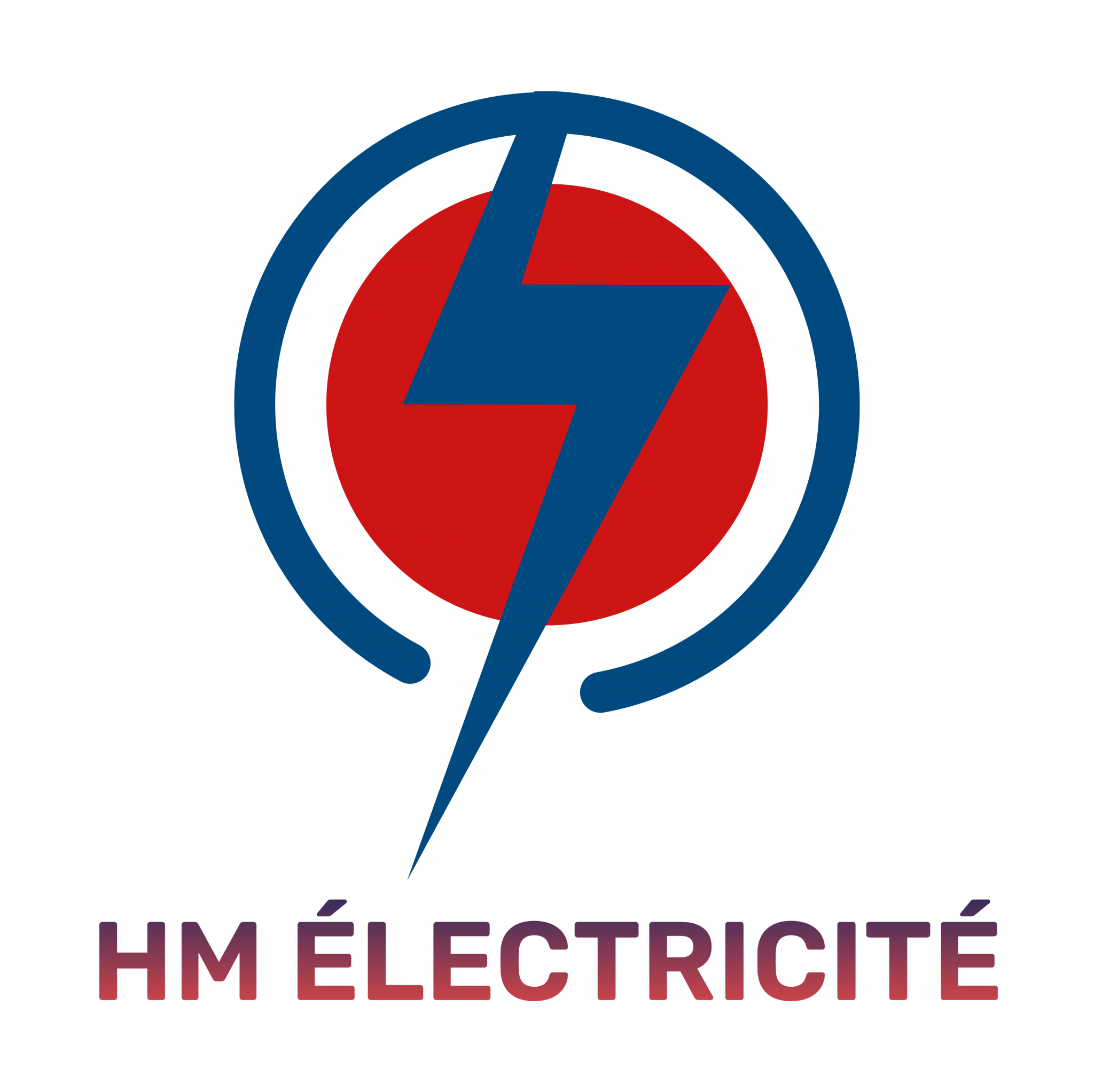 Logo de HM électricité, société de travaux en Dépannage électrique