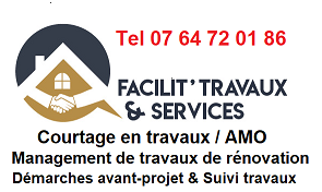 Logo de FACILIT'TRAVAUX & SERVICES, société de travaux en Rénovation complète d'appartements, pavillons, bureaux