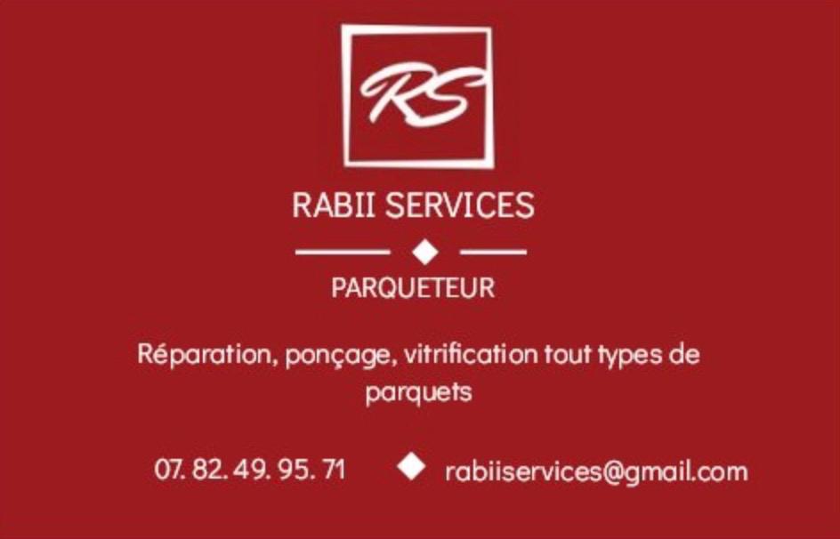 Logo de Rabii Services, société de travaux en Ponçage et vitrification de parquets