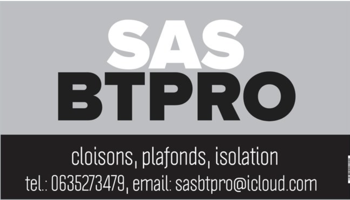 Logo de Sas Btpro, société de travaux en Construction, murs, cloisons, plafonds en plaques de plâtre