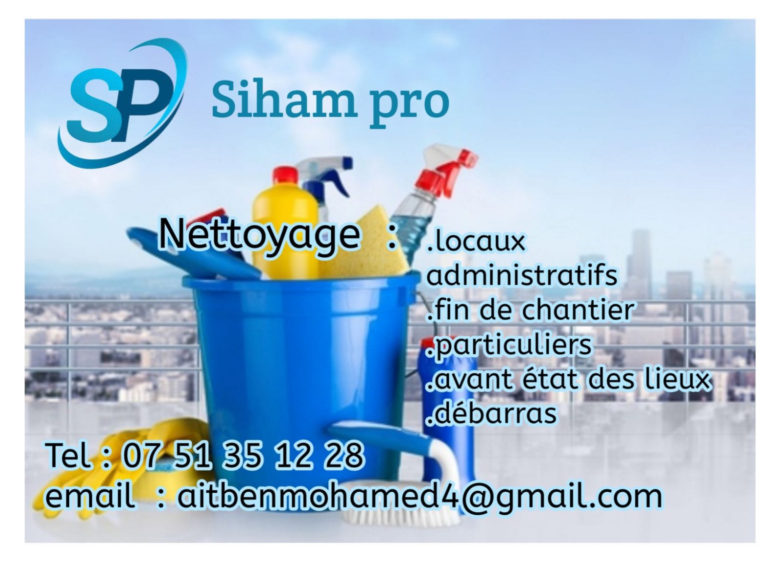 Logo de Sihampro, société de travaux en Locaux Professionnels