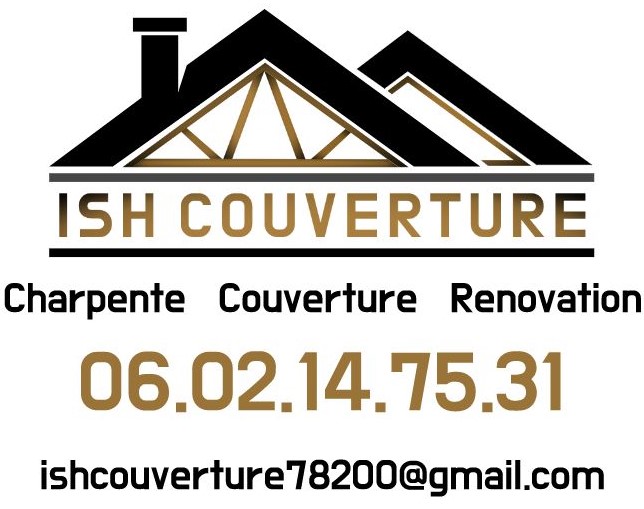 Logo de Ish Couverture, société de travaux en Couverture (tuiles, ardoises, zinc)