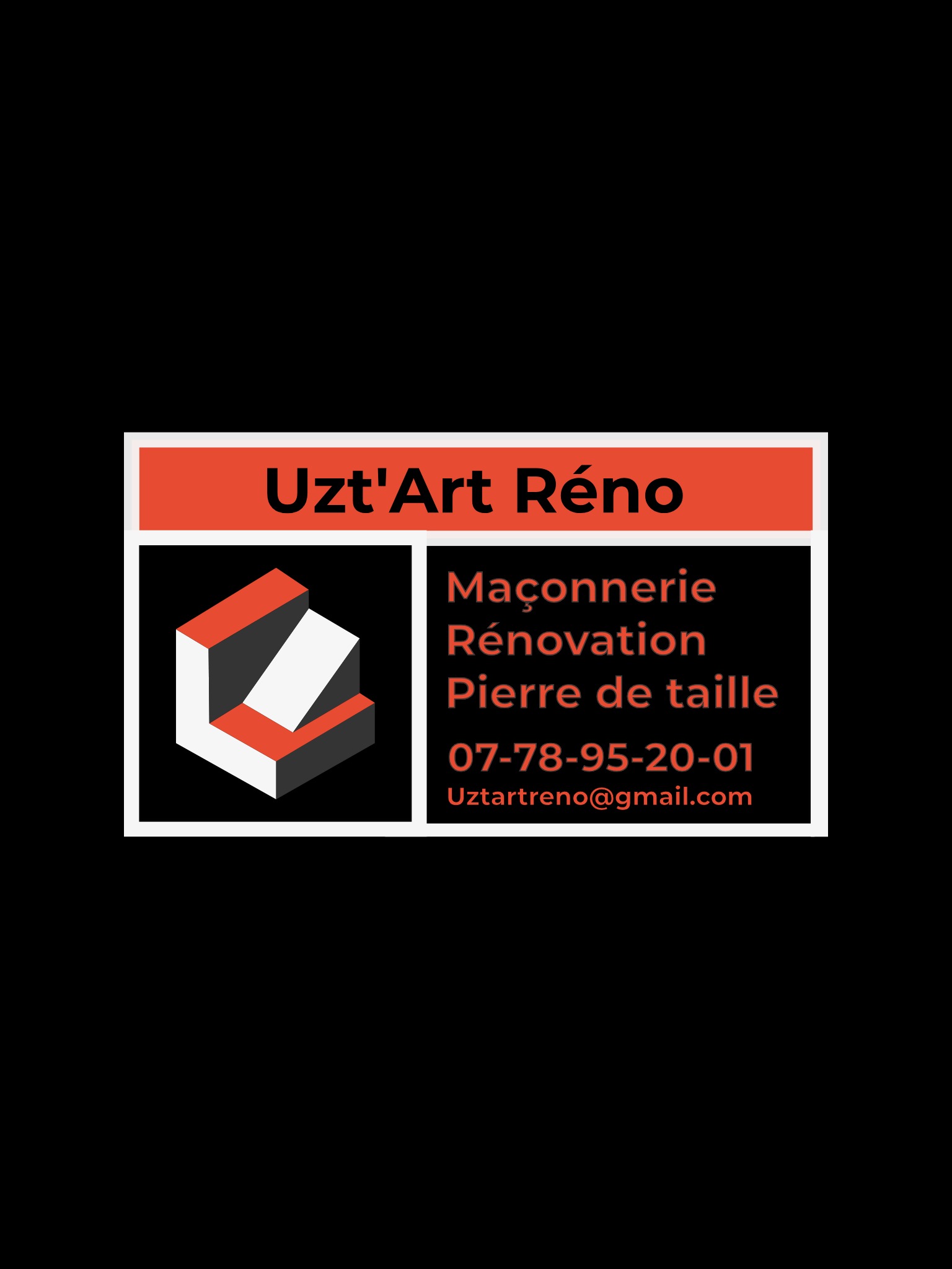 Logo de Uztaréno, société de travaux en Maçonnerie : construction de murs, cloisons, murage de porte