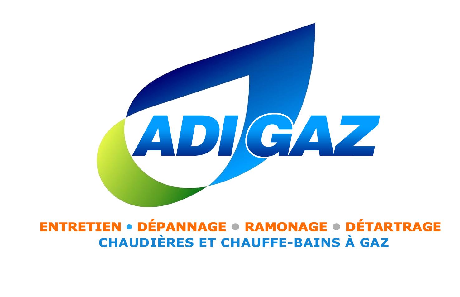 Logo de ADI GAZ, société de travaux en Ramonage
