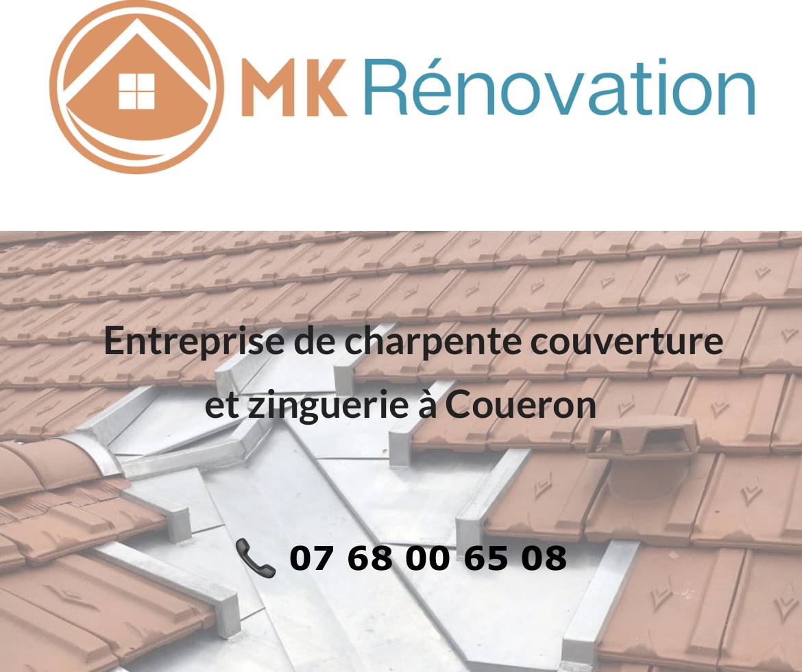 Logo de Couvreur-mk-rénovation.fr, société de travaux en bâtiment