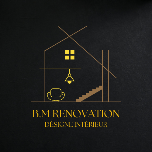 Logo de B.m. Renovation, société de travaux en Fourniture et pose d'un escalier intérieur