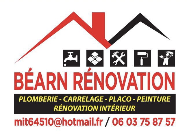 Logo de Béarn Rénovation, société de travaux en Dépannage en plomberie : fuite, joints, petits travaux