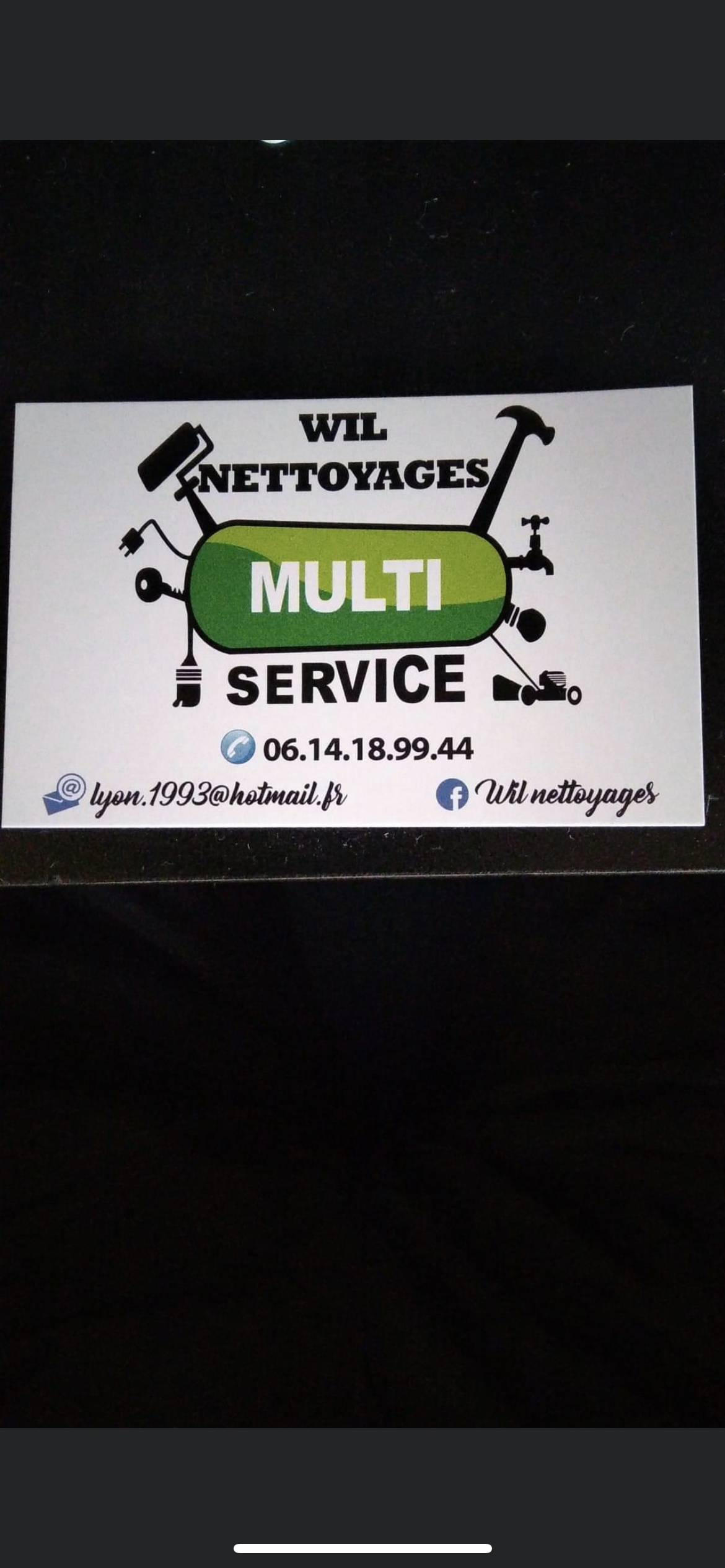 Logo de wil nettoyages, société de travaux en Nettoyage de copropriété
