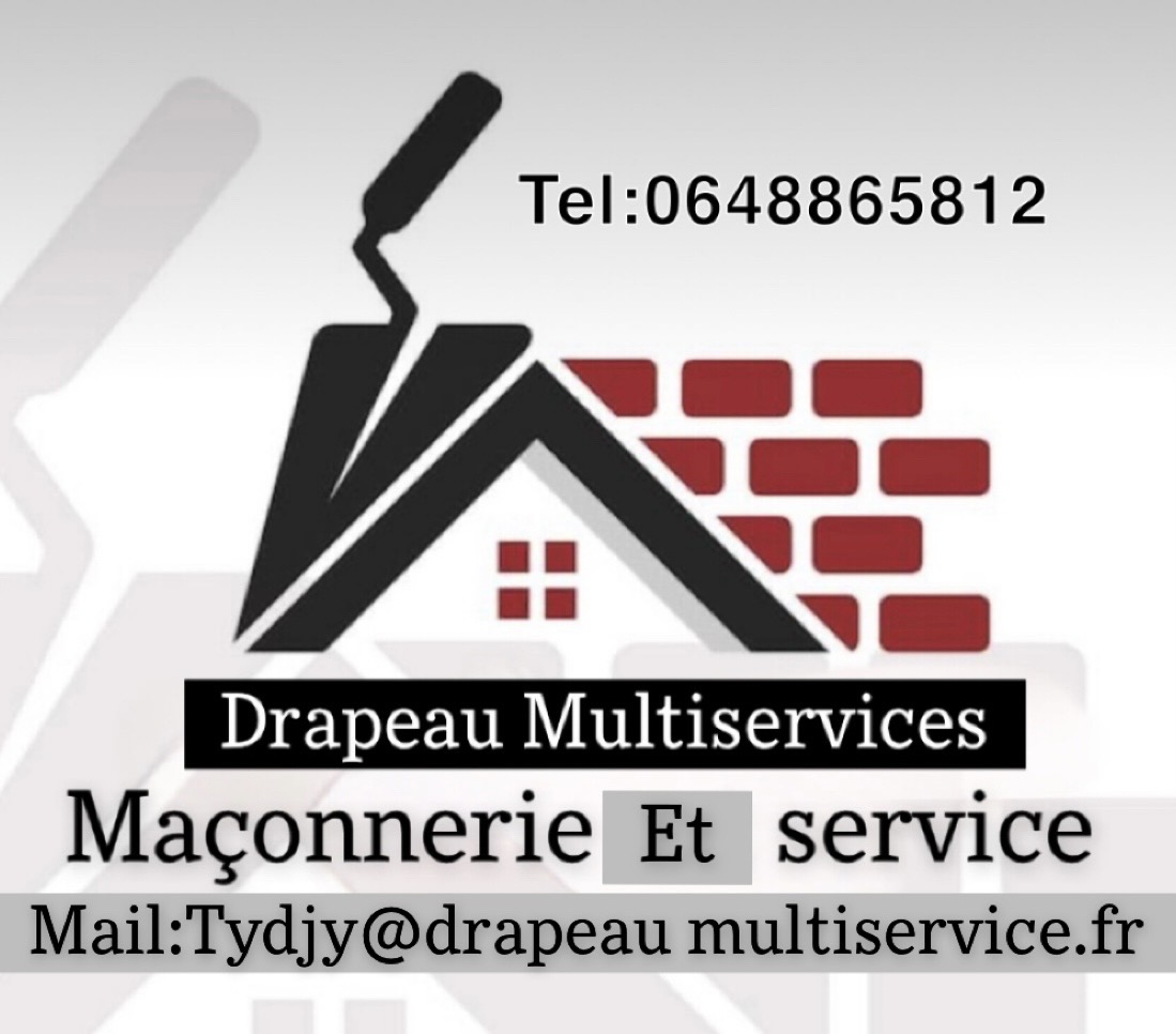 Logo de Drapeau multiservice, société de travaux en Dallage ou pavage de terrasses