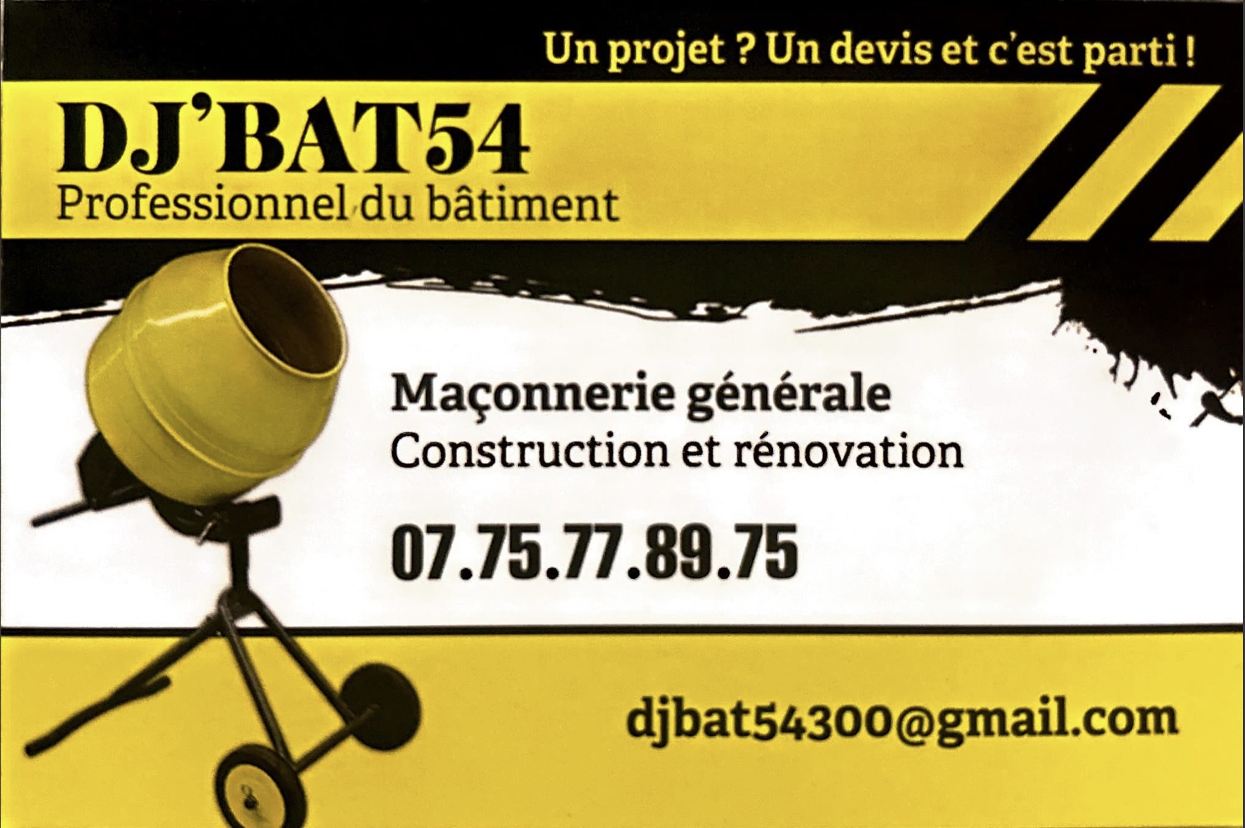 Logo de DJ’BAT54, société de travaux en Construction de maison