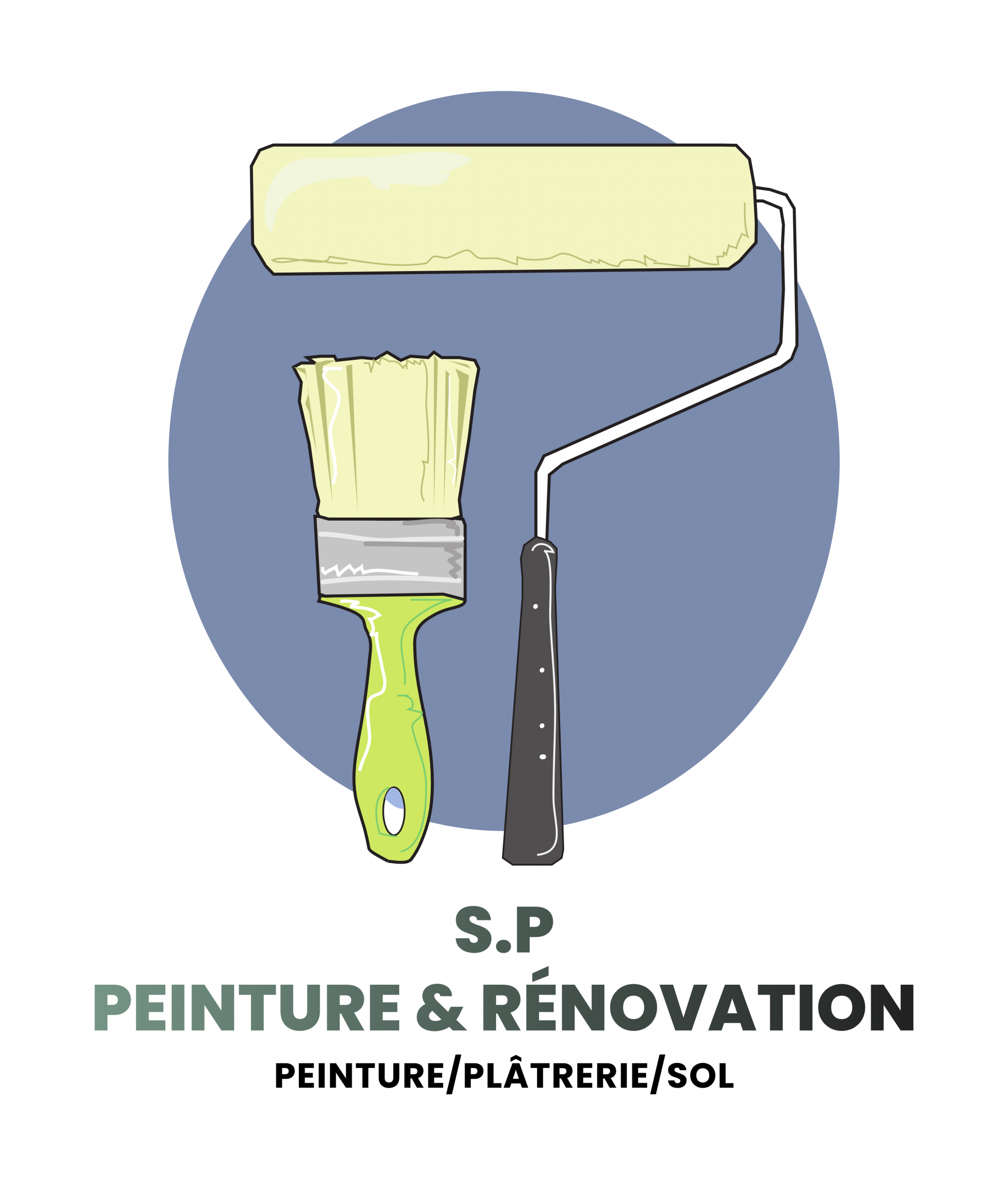 Logo de S.P PEINTURE & RÉNOVATION, société de travaux en Fourniture et pose de parquets flottants