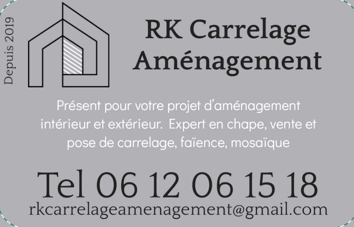 Logo de Rk Carrelage Amenagement, société de travaux en Etanchéité - Isolation des terrasses