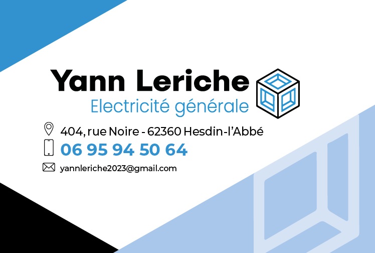 Logo de YANN LERICHE ELECTRICITE GENERALE, société de travaux en Installation électrique : rénovation complète ou partielle