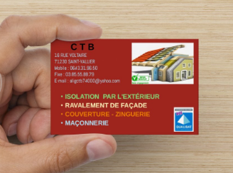 Logo de CTB, société de travaux en Isolation thermique des façades / murs extérieurs