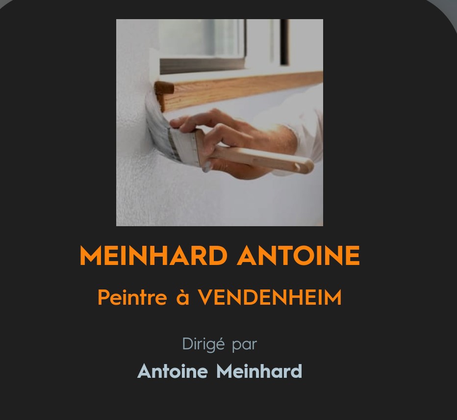 Logo de Meinhard Antoine, société de travaux en Ravalement de façades