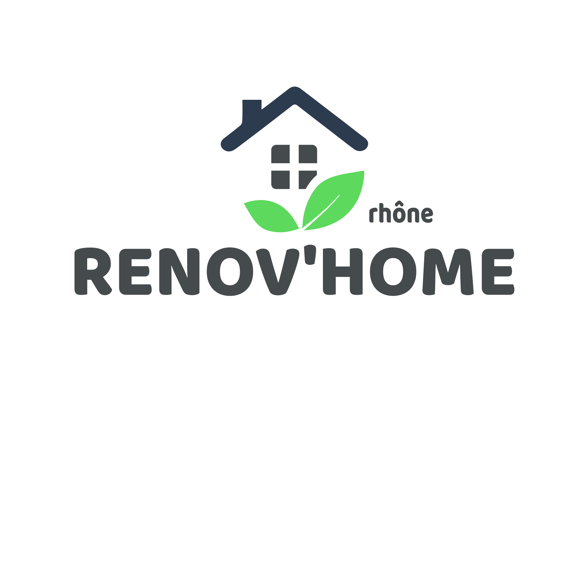 Logo de Renov'home Rhone, société de travaux en Porte de garage