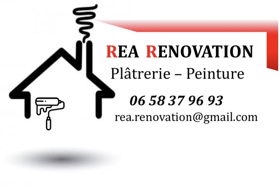 Logo de REA RENOVATION, société de travaux en Construction, murs, cloisons, plafonds en plaques de plâtre