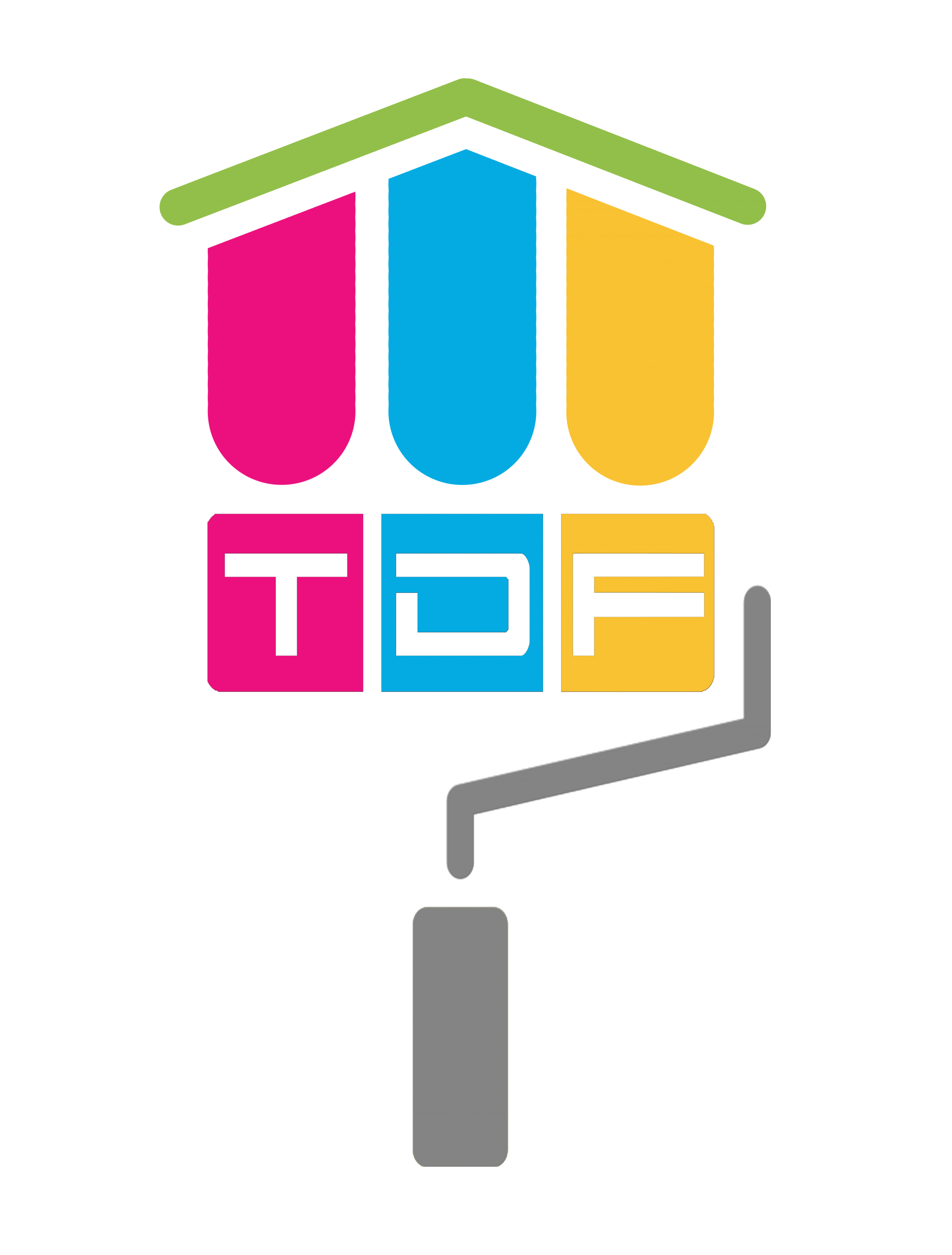 Logo de TDF, société de travaux en Peinture : mur, sol, plafond