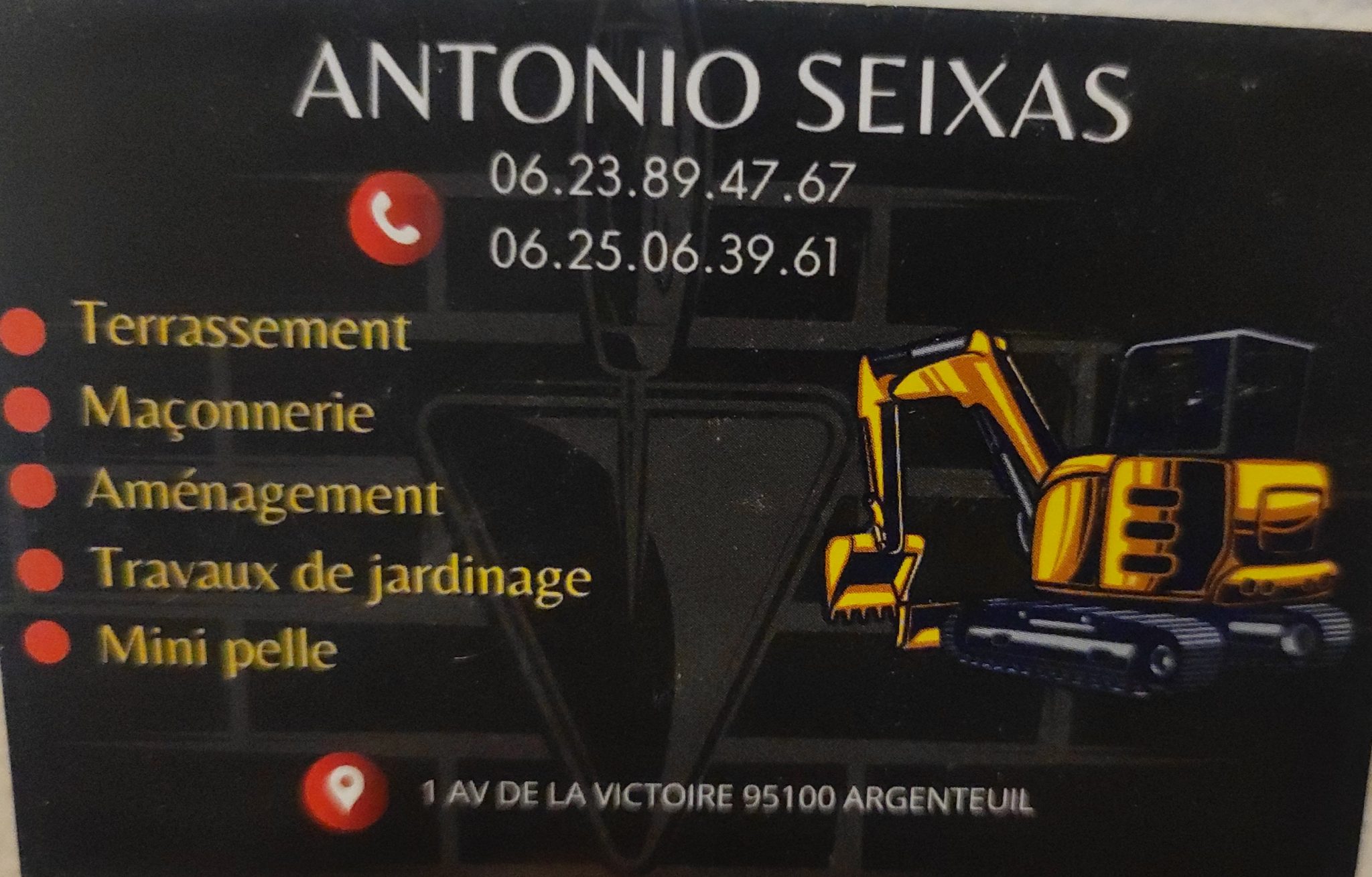 Logo de De Almeida Seixas Antonio, société de travaux en Amélioration de jardin et de terrasse